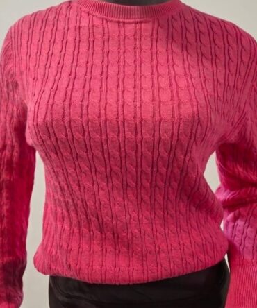 SWEATER CLASICO FUCSIA