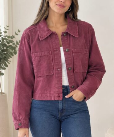 CHAQUETA JEAN BORDO